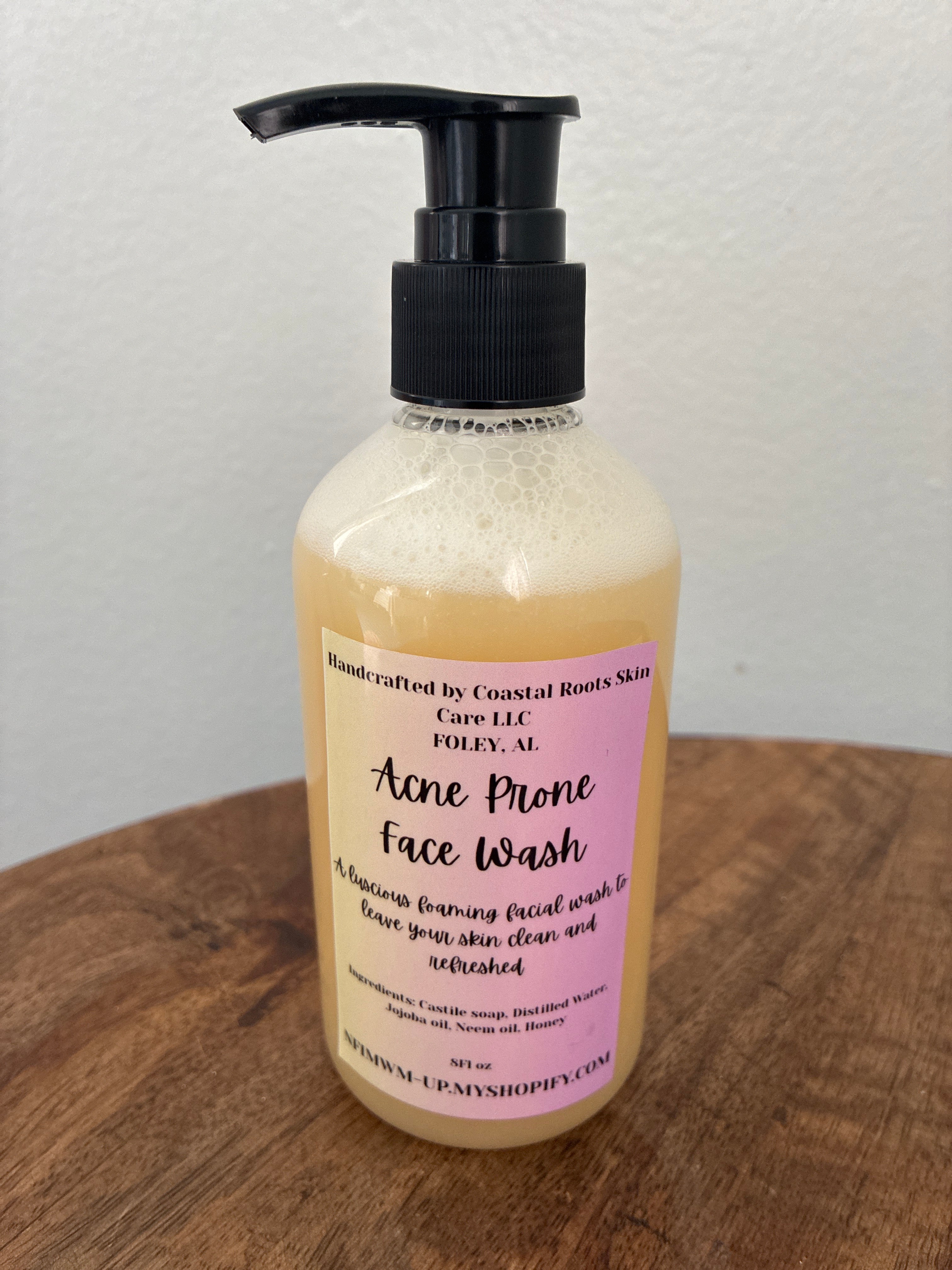 Acne prone face wash
