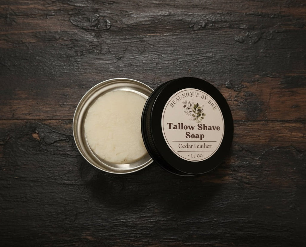Tallow shave soap