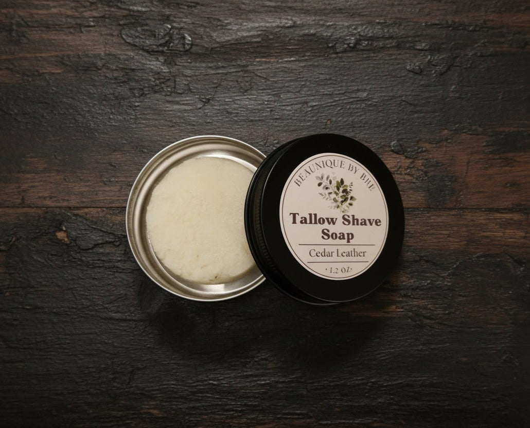 Tallow shave soap