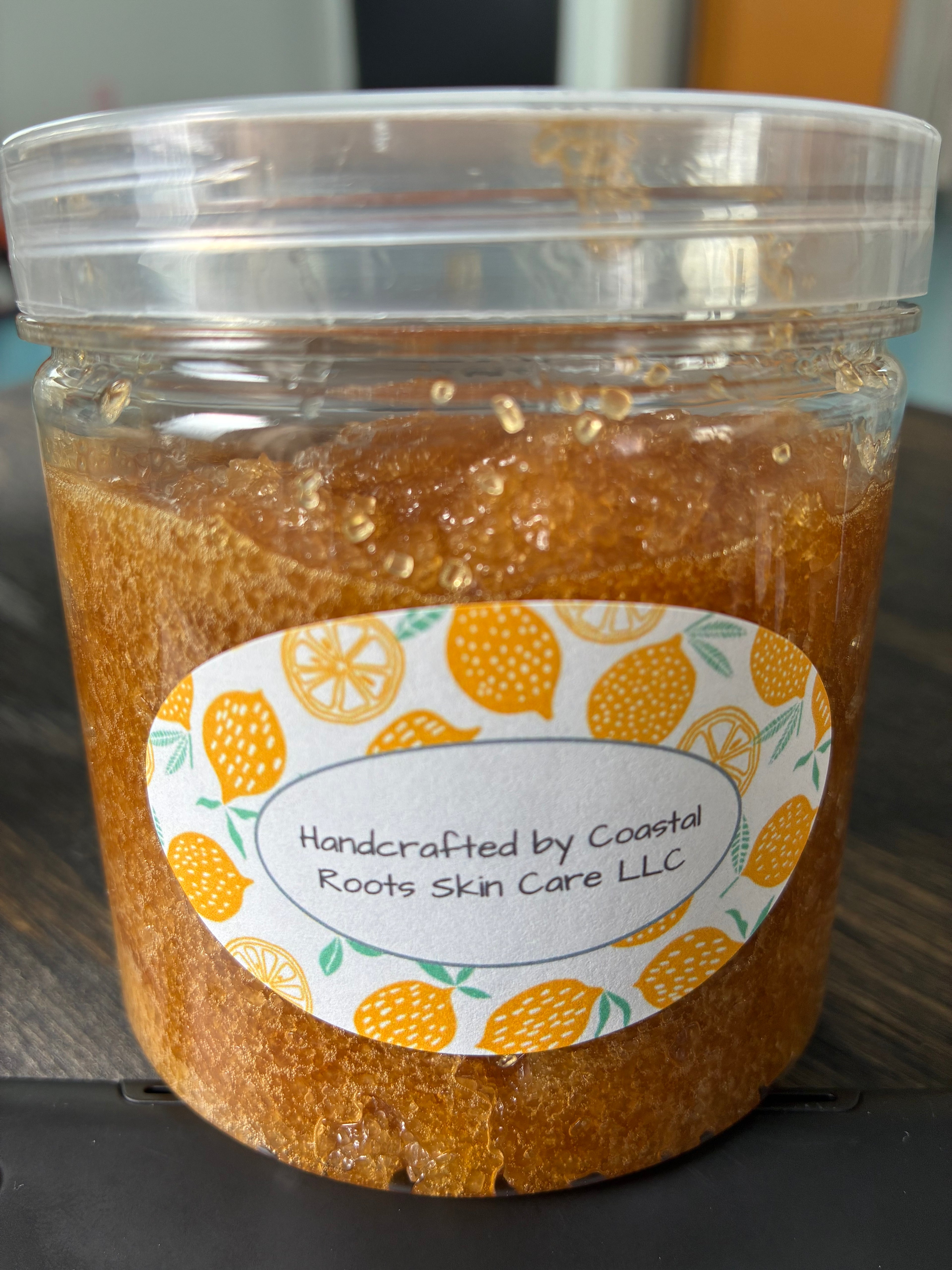 Lemon sugar scrub